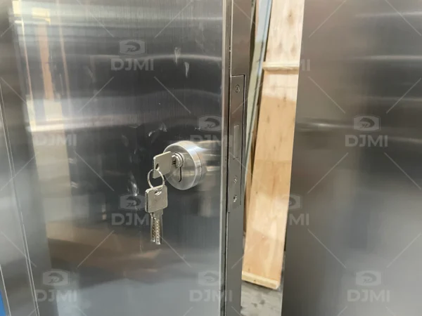 UL BS Fire Rated Stainless Steel Double Door with Window Suitable for Emergency Entrance - 图片 6