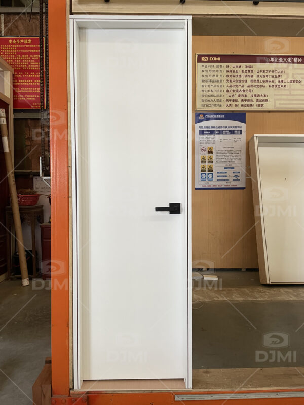 White Paint Interior Composite Wood Door - 图片 2