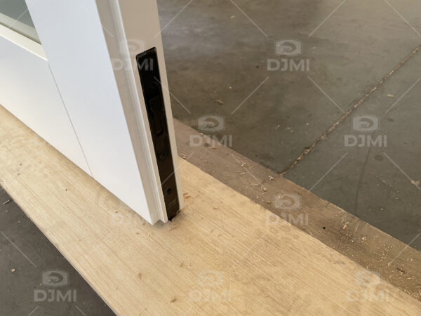 White Double Wooden Door With Glass - 图片 5