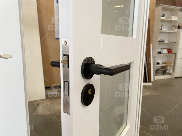 White Double Wooden Door With Glass - 图片 7