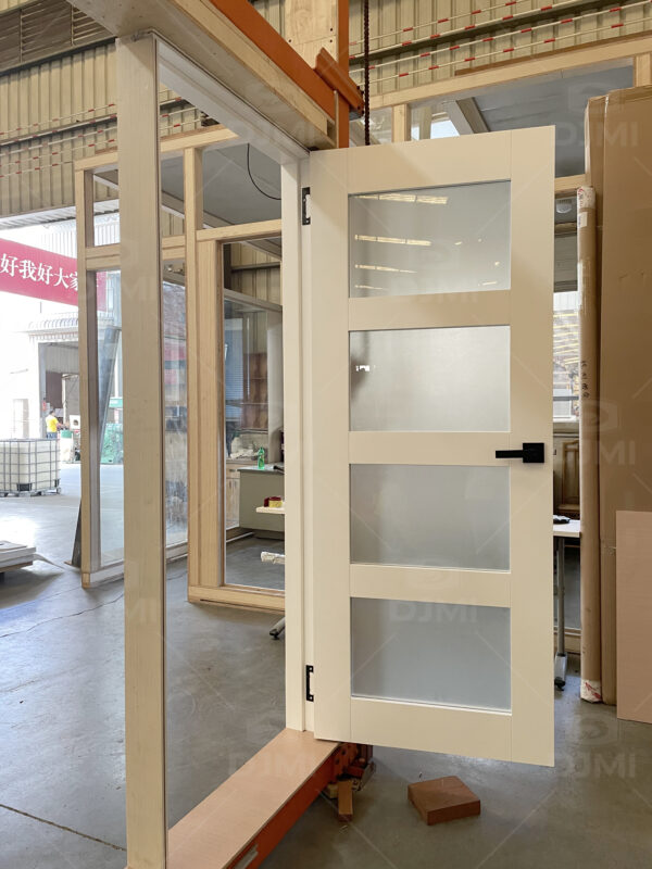 Panel Interior Door Painted Composite Wooden Door Wooden Interior Door Glass - 图片 2
