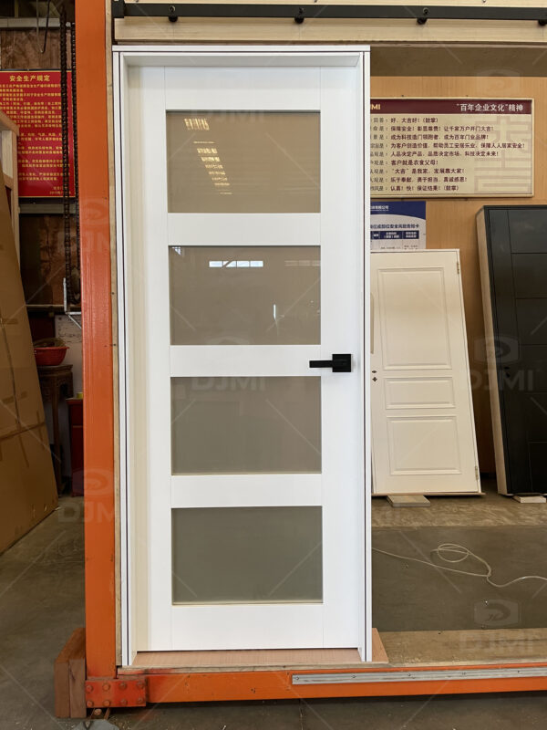 Panel Interior Door Painted Composite Wooden Door Wooden Interior Door Glass - 图片 6