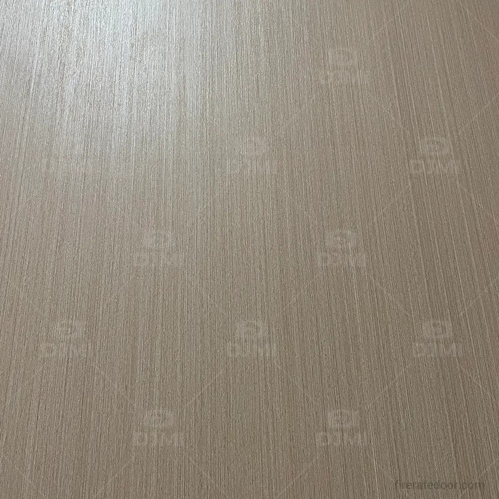 Premium timber veneer surface finish and natural wood grain texture details for fire doors